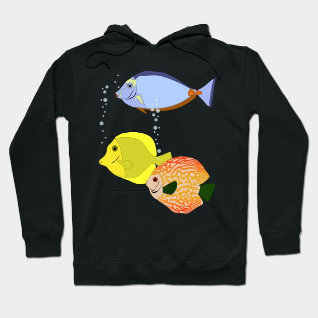 Drei Fische Hoodie by Guth